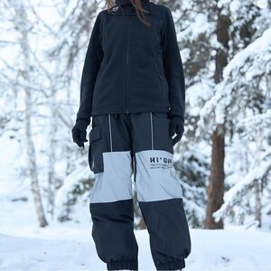 Pants snowboarding snow pants waterproof Windproof hiking winter warm reflective